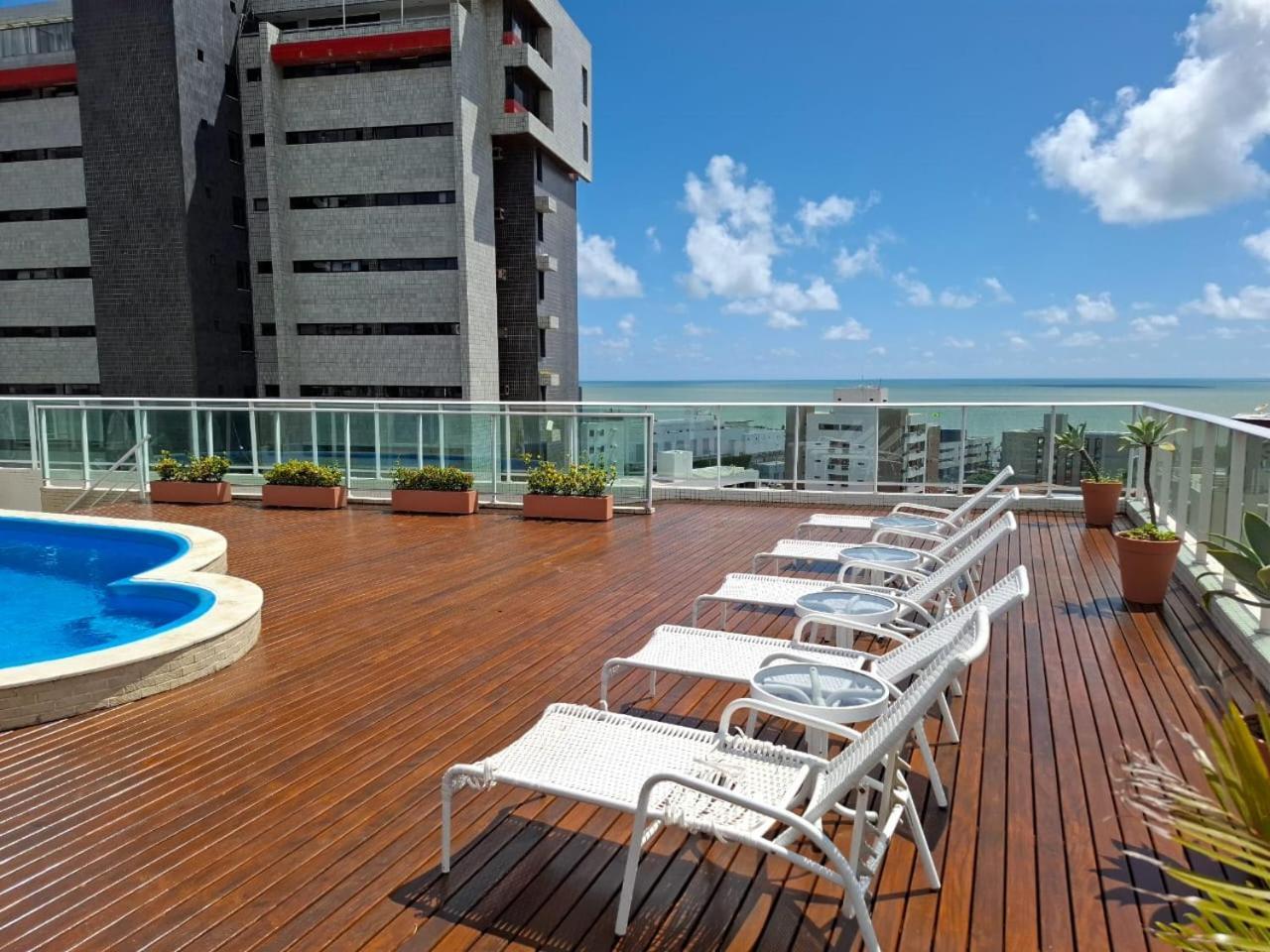 Verde Mar Manaíra - Apto na praia de Manaíra em João Pessoa Exterior foto